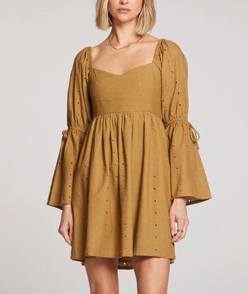 026 NWT Saltwater Luxe Lele Mini Dress | Color Olive Green | Size Small